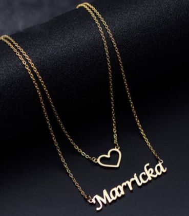 Customized Name Necklace Design For Girls Name Jewellery for Women