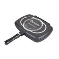 Dessini Double Grill Pan 36cm With Extra Rubber Seal and Magnetic Lock System. 