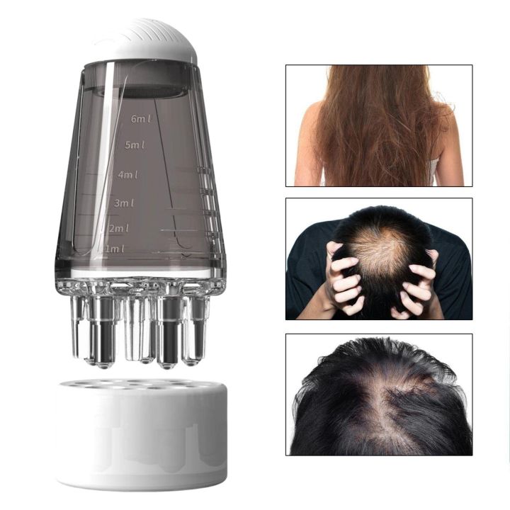 Hair Oil Scalp Applicator, Hair Oil Applicator, Hair Oil Dispenser, Hair Oil Applicator Bottle and Scalp Massager, Hair Comb Scalp Applicator, Portable Head Fluid Brush