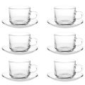 Premium Set of Cups and Saucer | Tea Cup Set with Saucer Set of 6 | Pirch Piyali Set. 