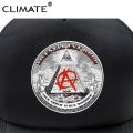 【LuckyBabyFans Store】CLIMATE New Anarchy Cap Men Anarchist Cap Cool Cap Mesh Black Baseball Net Trucker Cap Hat for Men. 