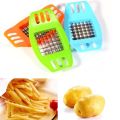 French Fry Cutter Vegetable Potato Slicer Cutter Chopper Chip Maker Tool Potato Cutting Gadgets Machine Cuts Kitchen Accessories. 