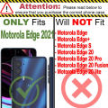 Moto EDGE (2021) Case Soft TPU Slim Smooth Flexible Protective Phone Cover Motorola Edge 2021 - Black Matte. 