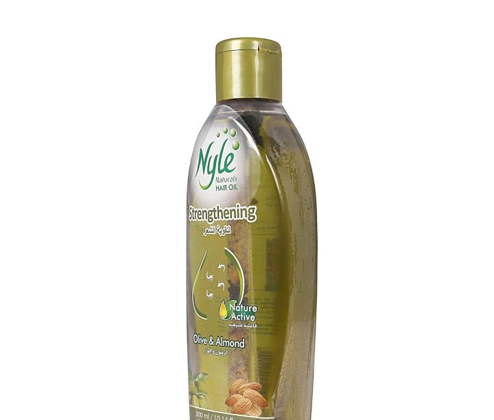 Nyle oil 200ml Made in UAE Nyle’s Hair Strengthening Oil Natural Coconut Olive Almond
