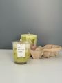 Matcha Latte Candle in Glass – Handmade Drink Style Decorative Candle | 250ml. 