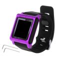 Silicone Strap ＆ Metal Cover for Apple iPod Nano 6 6th Waterproof Bracelet Durable Smartwatch Case Smart Watch Accessory P0RC. 