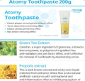 Atomy Toothbrush and Propolis Toothpaste/ made in Korea 1Bursh 1Paste. 