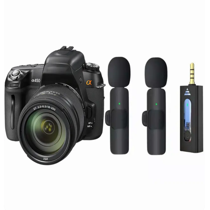 Wireless%20MIC%20AUX%203.5mm%20Mic%20K35%20/%20K15%20%20Wireless%20Single/Double%20Microphone%20For%20Interview,%20Vlogging%20,%20Podcast%20-%20Image%207