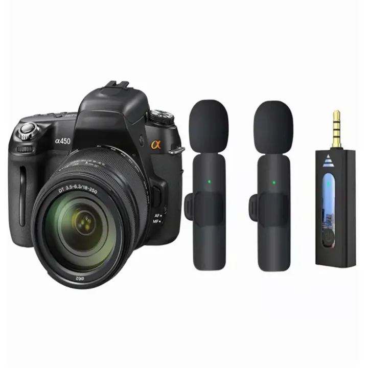 Wireless%20MIC%20AUX%203.5mm%20Mic%20K35%20/%20K15%20%20Wireless%20Single/Double%20Microphone%20For%20Interview,%20Vlogging%20,%20Podcast%20-%20Image%207