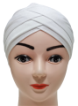 Al-Hijab - 3d Layer Cap Best Fabric Hijab Cap - White, Black, Maroon, Grey, Skin - Hijab Caps For Girls. 