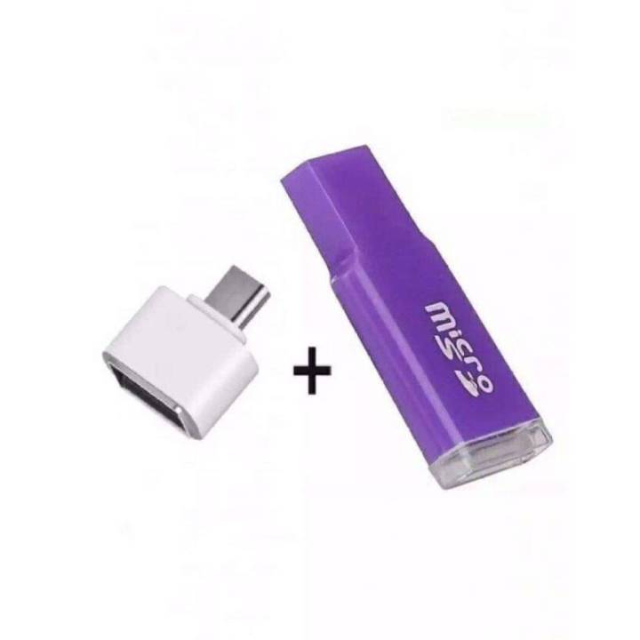 PACK OF 2 USB CARD READER +OTG