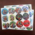 Marvel Water Bottle Sticker The Avengers Movie Waterproof Stickers Children Birthday Party Water Bottle Decoration Supplies Gift. 