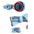 Blaze Storm - Monster Machine Nerf Shooter with 20 Rounds Soft Rubber head Darts Magazine - Battery Operated. 