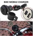 Universal Bikes 5V-2.1A Motorcycle Mobile Phone USB Charger Port Power Adapter Socket Hot (Black). 