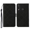 Huawei P40 lite E / Y7p Ethnic Style Embossed Pattern Horizontal Flip Leather Case with Holder & Card Slots & Wallet & Lanyard. 