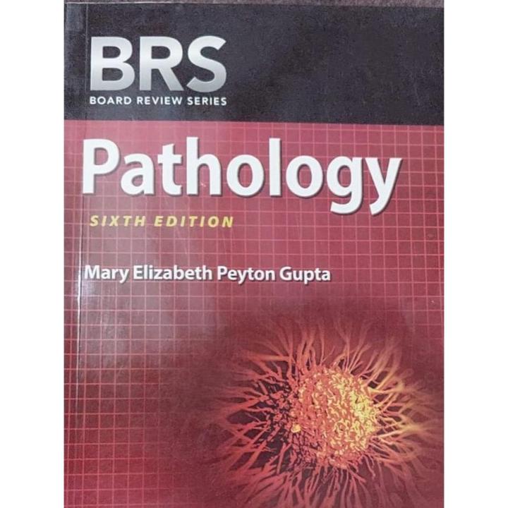 BRS PATHOLOGY BY MARY ELIZABETH PEYTON GUPTA , BRS Patho Book , Medical book