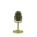Juenndy Classic Retro Dynamic Vocal Microphone Vintage Style Mic Universal Stand Compatible Live Performance Karaoke Studio Recording. 