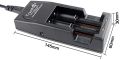 TrustFire TR-001 Battery Charger 3.0V and 4.2V for Rechargeable Batteries Li-ion IMR LiFePO4 10440 14500 16340 17670 18500 18650 18350 AC/DC Multi-functional Lithium Charger (TR001 Black). 