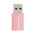 5PCS USB Data Blocker Charge-Only USB Blocker Adapter for Blocking Data Sync Protect Against Juice Jacking Pink. 