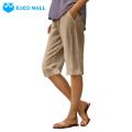 EOCO MALL Women Harem Pants Comfy Knee-length Women's Shorts with Pockets Perfect for Summer Elastic Waist Casual Style Ideal for Home or Sports Available in Various Colors Women Straight Sports Pants. 