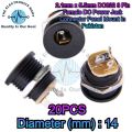 5,10,15,20,25,30 PCS Dc-022 Dc Power Jack Pcb Mount Female Connector 3 Pin With Nut 5.5mm x 2.1mm. 