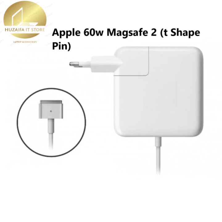 Apple 60w Magsafe 2 (T Shape Pin) Macbook Pro Laptop Charger