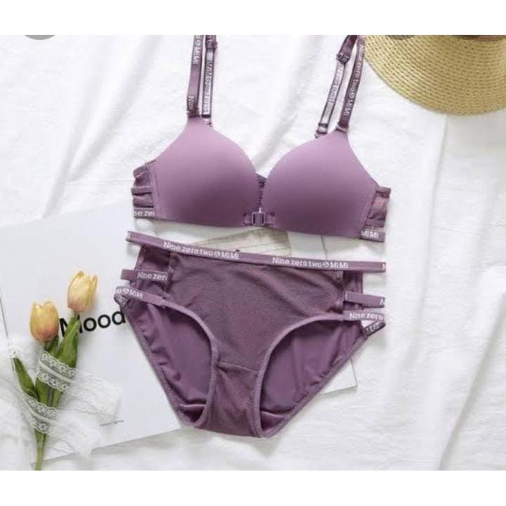 Front Open Bra and Net Panty Set In Pakistan