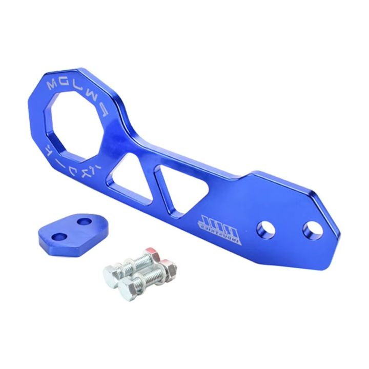 Blue JDM Style Racing Towing Strap Tow Hook For Honda FIT 3rd Gen 2015