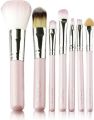 Hello Kitty Soft Makeup Brush Set - Pink (7 Pcs) with hello kitty print Box Pink, Foundation, Powder, Eye shadow, Brushes Set. 