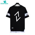 Green Home Summer T-shirt Letter Print Pullover Short Sleeve Men Top. 