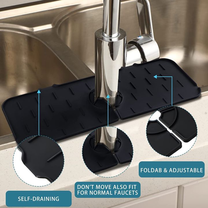 Silicone%20Kitchen%20Faucet%20Mat,%20Kitchen%20Sink%20Splash%20Guard,%20Faucet%20Handle%20Drip%20Catcher%20Tray,%20Sink%20Draining%20Pad%20Behind%20Faucet%20for%20Kitchen%20-%20Image%202