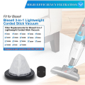 2030 Replacement Filter for Bissell 3 in 1 Lightweight Stick Vacuum 2030,20303,20306,20307 with 6 Foam Filters 1611501 Parts Kit. 