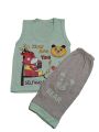 New summer collection syndo sleeve less t shirt with bear print shorts for boys dream girls kids collections. 