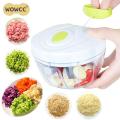 Mini Speedy Chopper Manual Hand Pull Vegetable & Meat Mini Turbo Cutter. 