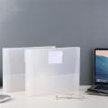 Portable File Organizer Paper File Folder Transparent Plastic File Box Document Storage Box File Folder Organizer. 