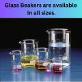 1000ml Borosilicate Glass Beaker Graduated, Chemical-Resistant & Heat-Resistant Lab Glassware. 