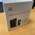 1byone Easy Chime Wireless Doorbell Door Chime Kit with CD Quality Sound and LED Flash 36 Melodies to Choose, Black. 