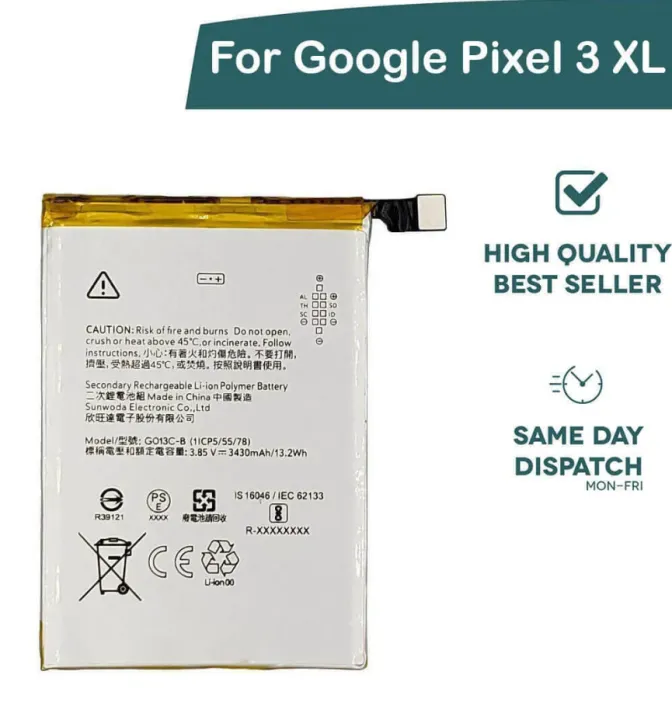 Google%20Pixel%203XL%20Battery%20Replacement%20G013C-B%20Battery%20with%203430mAh%20Capacity_%20Silver%20-%20Image%204