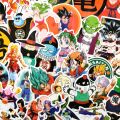 10 Pcs/Pack TV Show DRAGON BALL Z Anime Cartoon Waterproof Stickers for Laptop Mobile Guitar Bicycle Car Fridge Skateboard PC TV. 