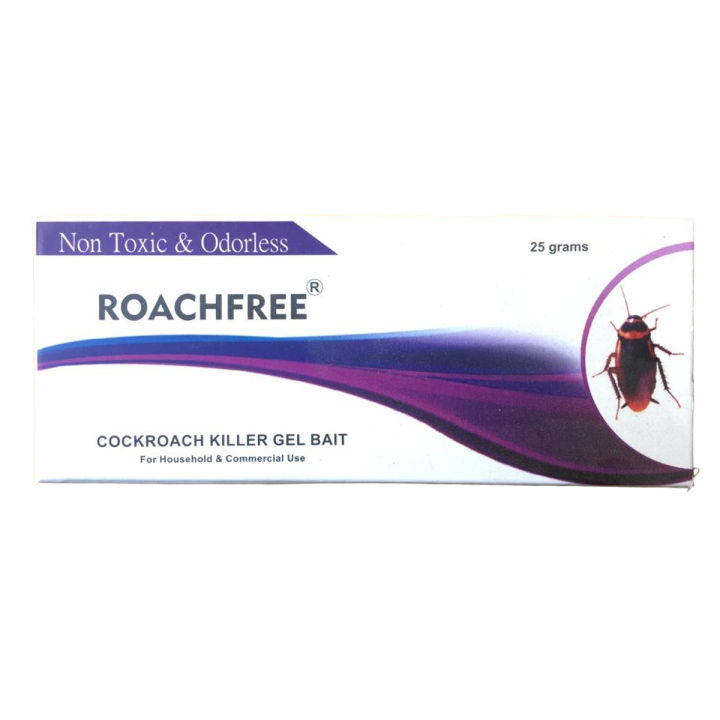 Roach free Cockroach Killer Gel Bait For Household Non Toxic and Odorless 25 GM