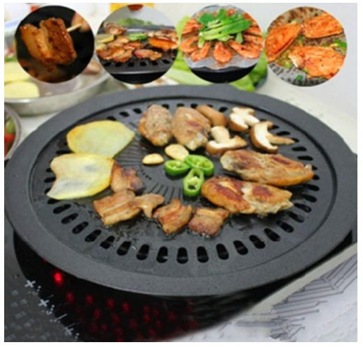 BBQ Grill Pan - Stove-Top BBQ Grill Pan