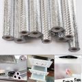 Kitchen Wall Stove Aluminum Foil Oil-proof Stickers Anti-fouling High-temperature Self-adhesive Croppable Wallpaper. 