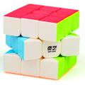 Qiyi Warrior S Rubiks Cube 3x3- Stickerless Magic Speed Cube 3x3x3 Puzzle | Brain sharpener | Brain Teaser | Speed rubiks cube. 