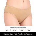 Soft Comfortable Panty For Women Flourish Panties for Ladies Periods and Casual Wear Under Garments in Black Skin - M L XL 2XL Sizes. 