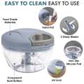 "Mini Speedy Hand Pulled Chopper - Portable Manual Vegetable & Fruit Cutter" ‎. 