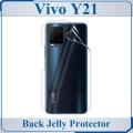 Vivo Y21 Back Jelly Protector Poly Transparent Edge To Edge Sides Coverage For Vivo Y21. 