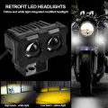 Honda CD 70 & 125 Custom LED Headlights - Dual-Color 5000-6500K Fog/Driving. 