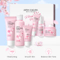 LAIKOU Sakura Skincare Set Lighten Blemishes Serum Moisturizer Fade Dark Circle Eye Cream 4PCS/5PCS/6PCS/8PCS. 