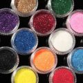Pack of 12 Pcs Sparkling Dust Glitter Powder Eyeshadow – Makeup Glitter for Stunning Eye Looks. 