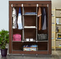 3 Door 88130 Fancy & Portable Foldable Closet Wardrobe Storage Organizer with Shelves Foe Multi Purpose. 